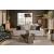 Persephone Aluminum Coffee Table w/Casters