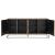 Fusion Metal TV Entertainment Credenza Stand w/4 Doors