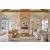 Havasu Stone/Rattan Square Coffee Table