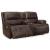 Ricmen Leather Power Reclining Loveseat w/Console