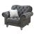 U4422 Velvet Tufted Chair