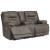 Wurstrow Leather Power Reclining Loveseat w/Console