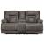 Wurstrow Leather Power Reclining Loveseat w/Console