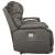 Wurstrow Leather Power Reclining Loveseat w/Console