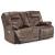 Wurstrow Leather Power Reclining Loveseat w/Console