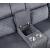 U5914 Fabric/PU Console Reclining Loveseat