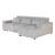 U5945 Fabric Power Reclingin Sectional Sofa