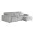 U5945 Fabric Power Reclingin Sectional Sofa