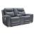Mindanao Leather Power Reclining Loveseat w/Console