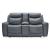 Mindanao Leather Power Reclining Loveseat w/Console