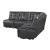 U6066 Polyester L-Shaped Sectional Reclining Modular Sofa
