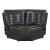 U6066 Polyester L-Shaped Sectional Reclining Modular Sofa
