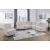 U6066 Polyester L-Shaped Sectional Reclining Modular Sofa