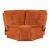 U6066 Velvet L-Shaped Sectional Reclining Modular Sofa