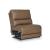 DeepWakes L-Shaped Leather/PVC 6-Piece Power Reclining Sectional with Chaise