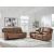 DeepWakes Leather/PVC Power Reclining Living Set