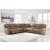DeepWakes L-Shaped Leather/PVC 5-Piece Power Reclining Sectional