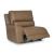 DeepWakes L-Shaped Leather/PVC 6-Piece Reclining Sectional with Storage Console