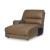 DeepWakes Leather/PVC 3-Piece Reclining Sofa Chaise