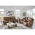 DeepWakes Leather/PVC Power Reclining Living Set