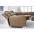 DeepWakes L-Shaped Leather/PVC 5-Piece Power Reclining Sectional