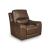 DeepWakes Leather Power Recliner with Adjustable Headrest
