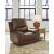 DeepWakes Leather Power Recliner with Adjustable Headrest