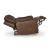 DeepWakes Leather Power Recliner with Adjustable Headrest