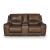 DeepWakes Leather Power Reclining Living Room Set with Adjustable Headrest