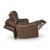 DeepWakes Leather Power Reclining Loveseat with Adjustable Headrest