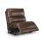 DeepWakes L-Shaped Leather/PVC 6-Piece Reclining Sectional with Storage Console