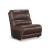 DeepWakes L-Shaped Leather/PVC 6-Piece Reclining Sectional with Storage Console
