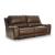 DeepWakes Leather Power Reclining Living Room Set with Adjustable Headrest