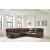 DeepWakes L-Shaped Leather/PVC 5-Piece Power Reclining Sectional