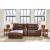 DeepWakes Leather/PVC 3-Piece Power Reclining Sofa Chaise with Storage Console