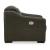 Center Line Faux Leather Power Recliner