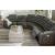 Center Line Faux Leather 5-Piece Power Reclining Sectional Sofa