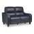 Mercomatic Leather Power Reclining Loveseat