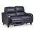 Mercomatic Leather Power Reclining Loveseat