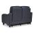 Mercomatic Leather Power Reclining Loveseat
