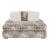 U8292 2-Piece Velvet Fabric Lounger Sofa w/USB