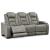 The Man-Den Leather Power Reclining Living Room Set