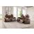The Man-Den Leather Power Reclining Living Room Set