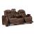 The Man-Den Leather Power Reclining Sofa