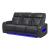 U8611 PU Power Reclining Living Room Set with LED Light and Speaker, Power Headrest