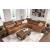 Temmpton 6-Piece Leather Power Reclining Sectional Sofa