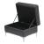 U97 Velvet/Leather Air Storage Ottoman