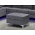 U97 Velvet/Leather Air Storage Ottoman