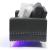 U98 Fabric/Leatherette Sofa w/LED Lighting