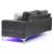 U98 Faux Leather Sofa w/LED Lighting